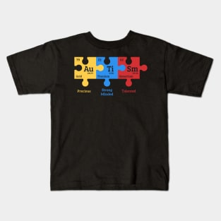 Autism Puzzle Chemistry Kids T-Shirt